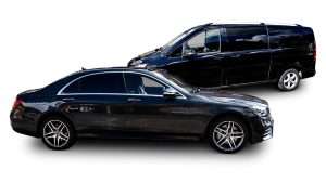 سيارات مرسيدس الفاخرة من طراز S-Class و V-Class لخدمات السائقين المحترفين.